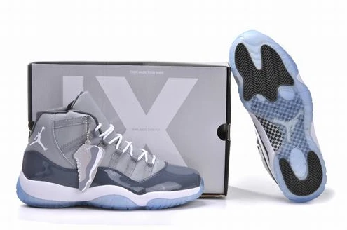 Air Jordan XI (11) Retro Gray White