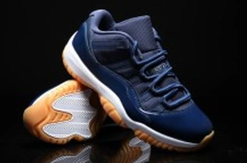 Air Jordan XI (11) Retro Low “Navy Gum”-2
