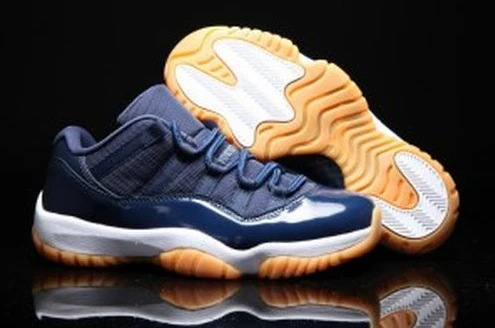 Air Jordan XI (11) Retro Low “Navy Gum”-2