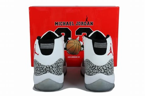 Air Jordan XI (11) Retro White Black Red