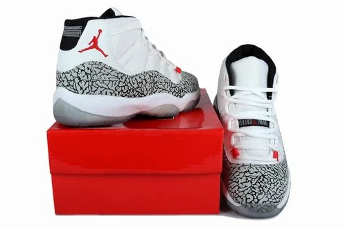 Air Jordan XI (11) Retro White Black Red