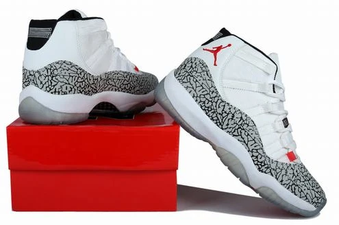 Air Jordan XI (11) Retro White Black Red