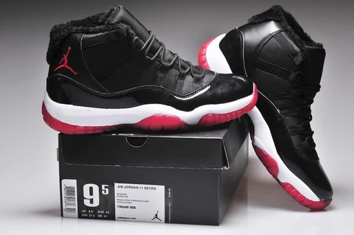 Air Jordan XI (11) Retro fur Bred Black White