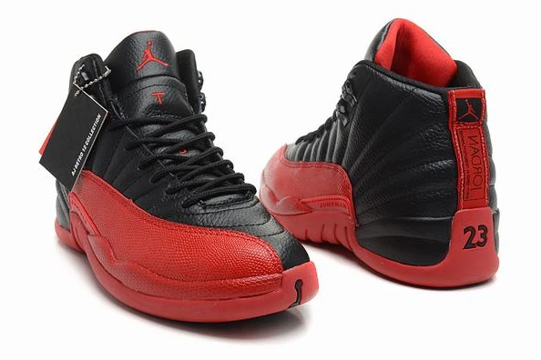 Air Jordan XII (12) Retro Black Red-76