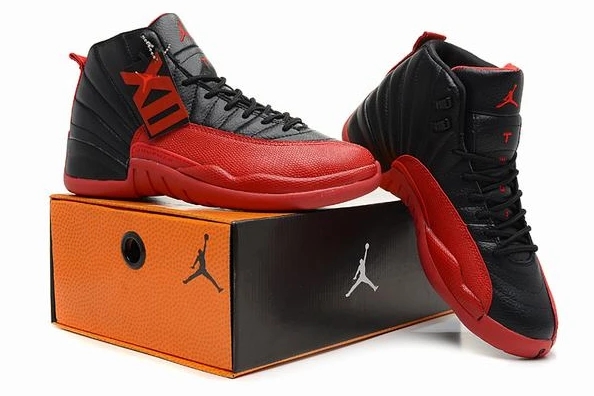 Air Jordan XII (12) Retro Black Red-76