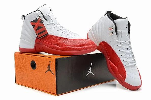 Air Jordan XII (12) Retro White Red-77