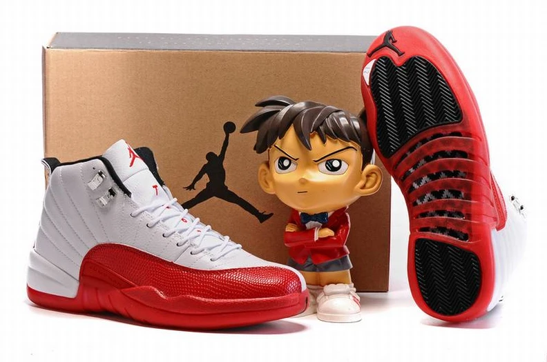 Air Jordan XII (12) Retro White Red