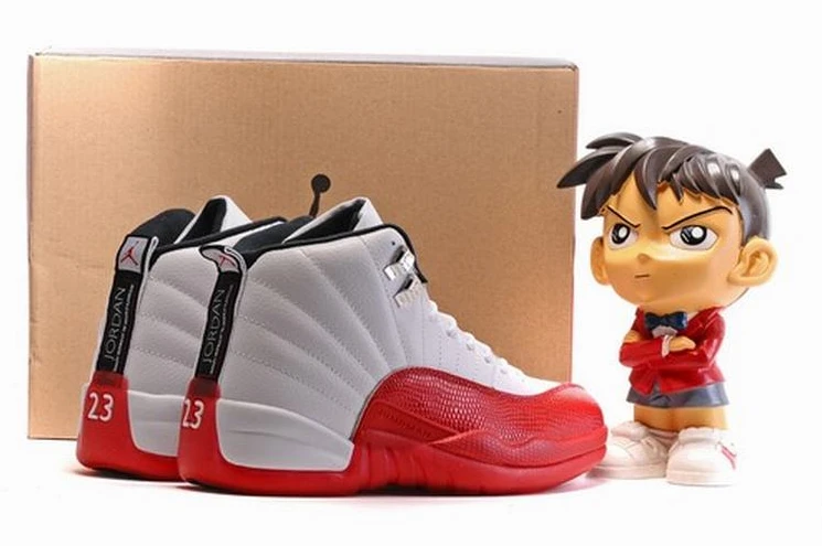 Air Jordan XII (12) Retro White Red
