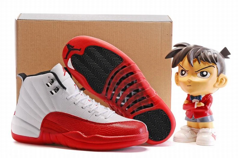 Air Jordan XII (12) Retro White Red