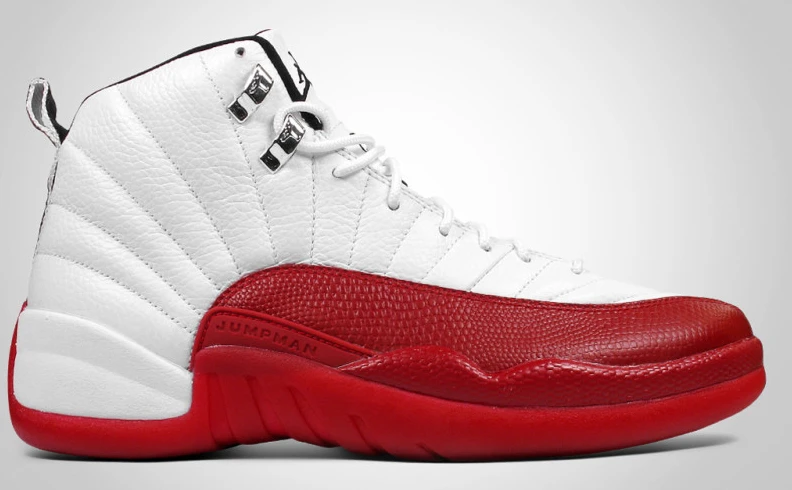 Air Jordan XII (12) Retro White Red
