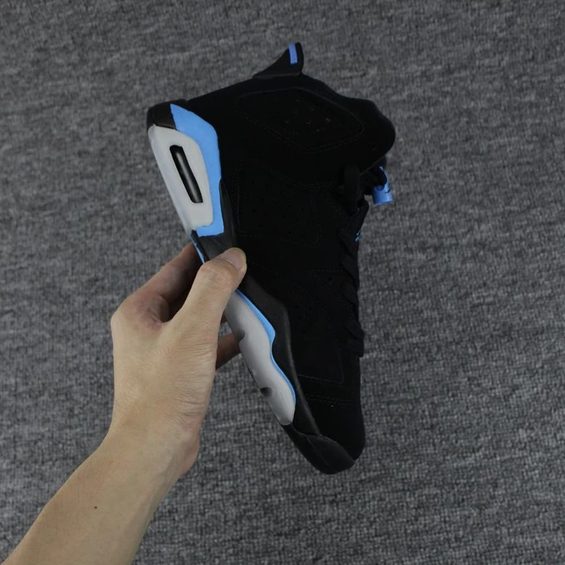 Air Jordans 6 Black Blue-01
