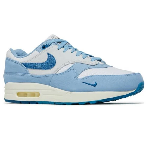 Air Max 1 Premium White Dark Marina Blue