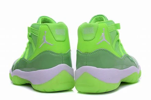 Air jordan 11 fluorescent green women-1