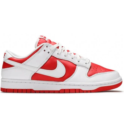 Dunk Low White University Red