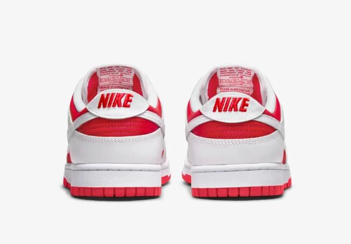Dunk Low White University Red