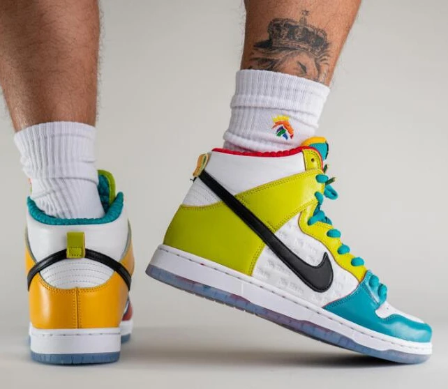 FroSkate x Nike SB Dunk High All Love No Hate