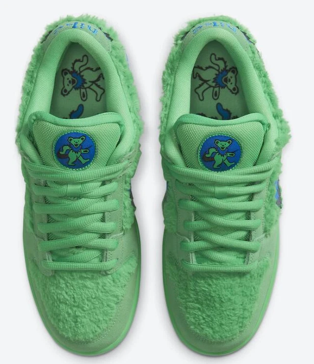 Grateful Dead x Nike SB Dunk Low Green Bear