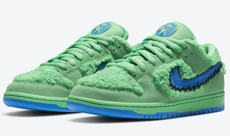 Grateful Dead x Nike SB Dunk Low Green Bear