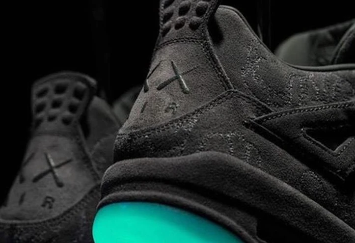 KAWS x Air Jordan 4 Black-1