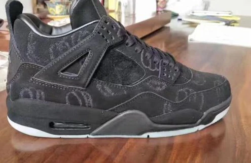 KAWS x Air Jordan 4 Black-1