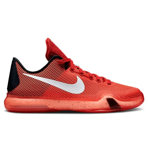 Kobe 10 Bright Crimson university red