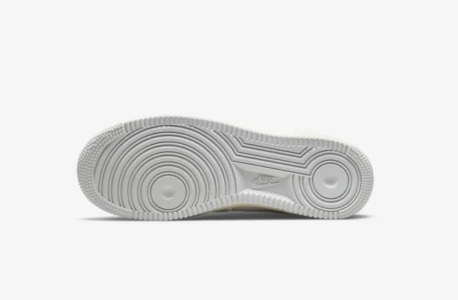 Nike Air Force 1 Strapless White Gray