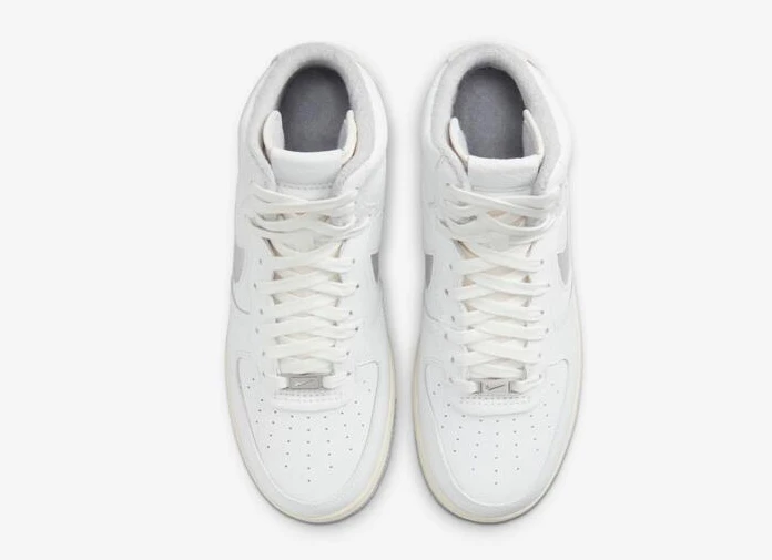Nike Air Force 1 Strapless White Gray