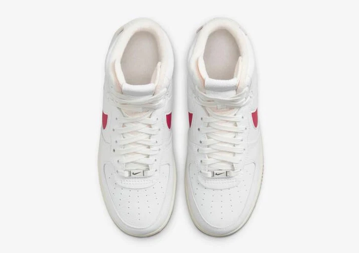 Nike Air Force 1 Strapless White Red