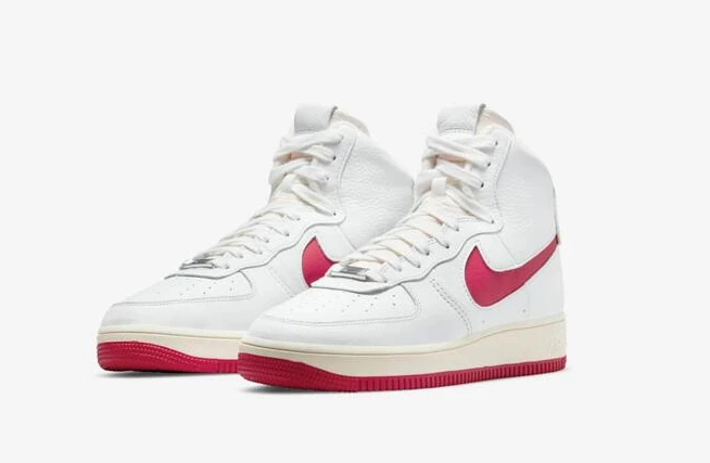 Nike Air Force 1 Strapless White Red