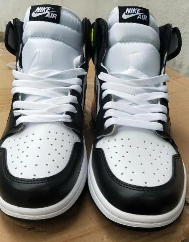 Nike Air Jordan 1 Black Yellow Orange-1