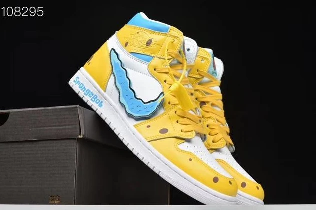 Nike Air Jordan 1 SpongeBob-1