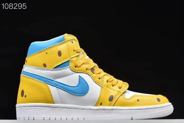 Nike Air Jordan 1 SpongeBob-1