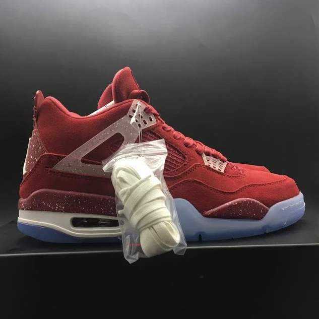 Nike Air Jordan 4 All Red Top Quality