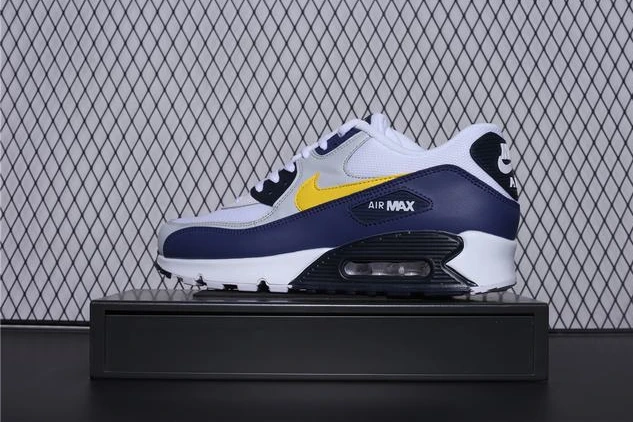Nike Air Max 90 Essential Blue Yellow-1