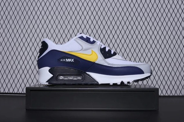 Nike Air Max 90 Essential Blue Yellow-1