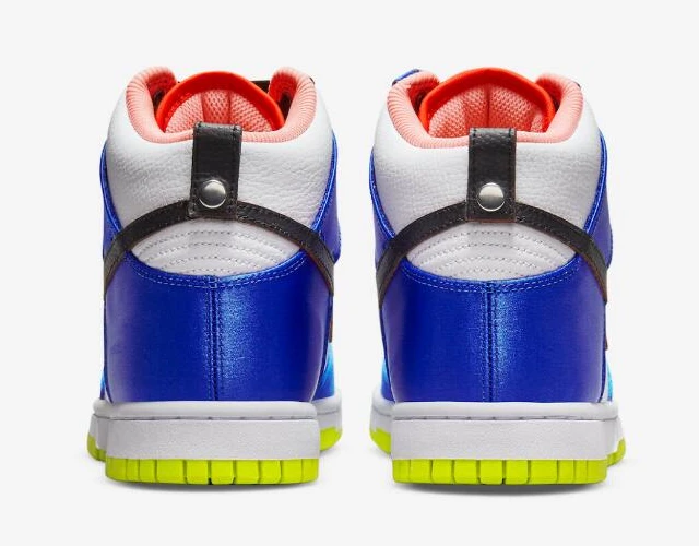 Nike Dunk High Blue Satin