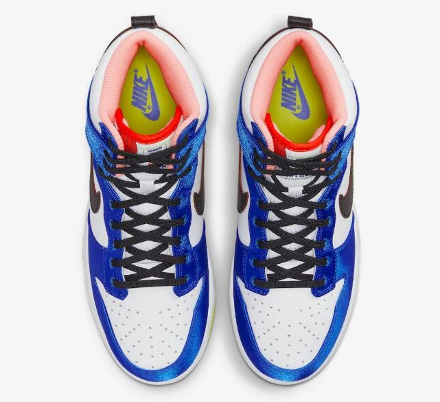 Nike Dunk High Blue Satin