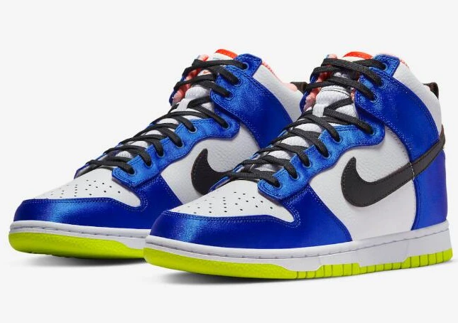 Nike Dunk High Blue Satin