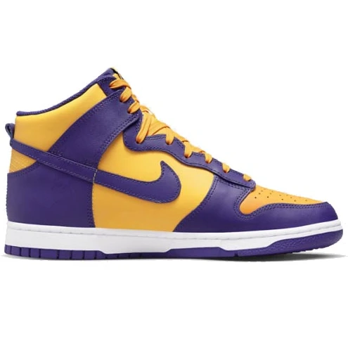 Nike Dunk High Lakers Yellow Blue