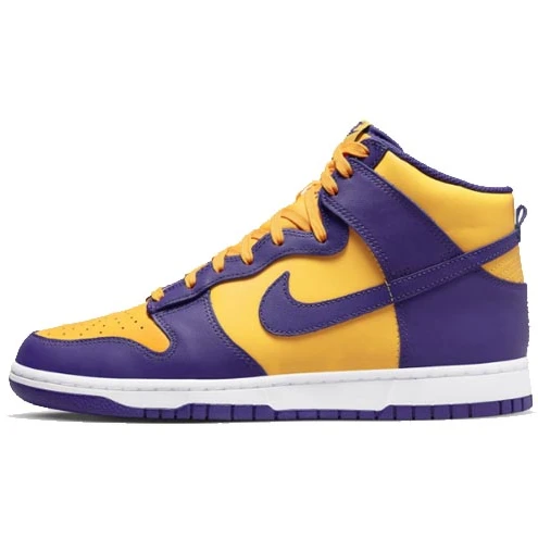 Nike Dunk High Lakers Yellow Blue