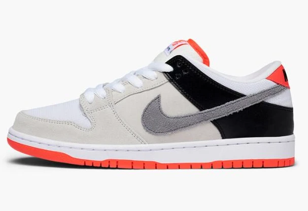 Nike Dunk SB Low PRO ISO White Gray Red