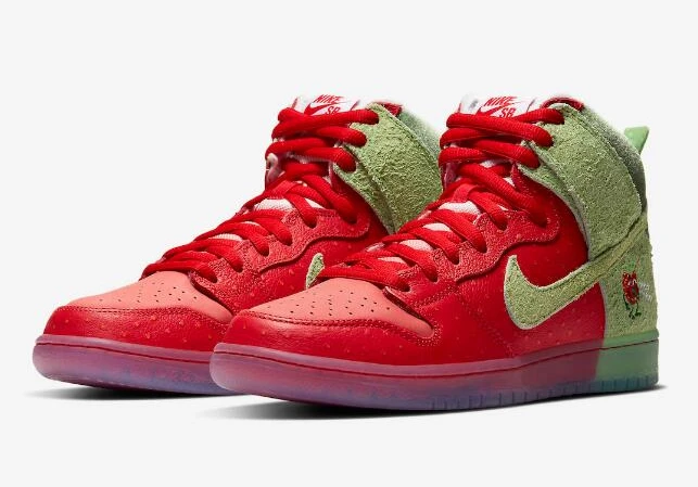 Nike SB Dunk High Strawberry Cough