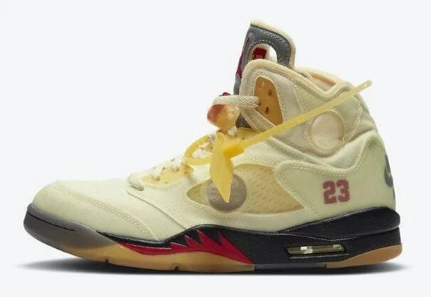 Off-White x Air Jordan 5 Sail