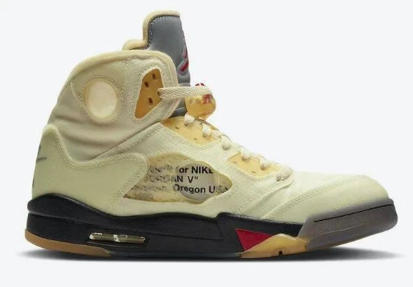 Off-White x Air Jordan 5 Sail