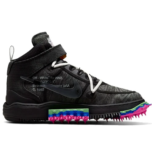 Off-White x Nike Air Force 1 Mid Black