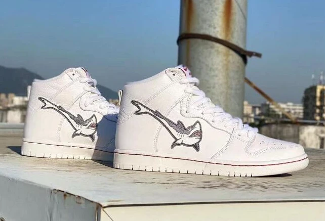 Oski x Nike SB Dunk High White Shark