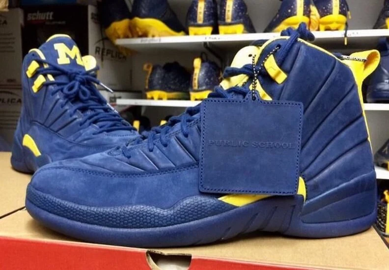 PSNY X Air Jordan 12 Michigan PE-1