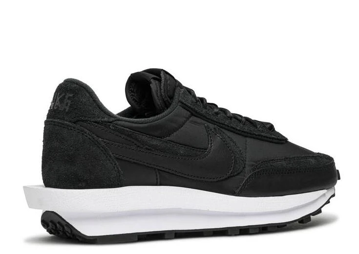 Sacai x LDWaffle Black Nylon
