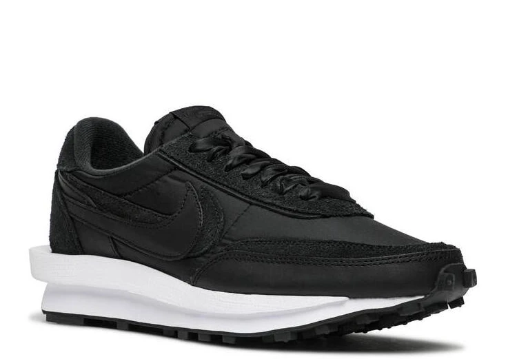 Sacai x LDWaffle Black Nylon
