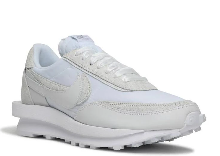 Sacai x LDWaffle White Nylon